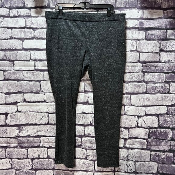 Banana Republic Pants - Banana Republic Gray & White Heathered Pants Size XL